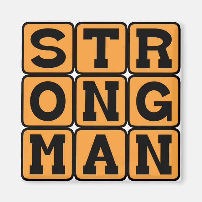 Strongman, Bodybuilding Magnet (Vorne)