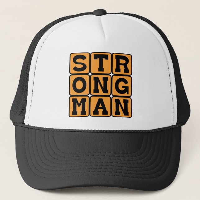 Strongman, Bodybuilding Truckerkappe (Vorderseite)