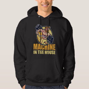 Strongman-Maschine im Haus Bodybuilder Accesso Hoodie
