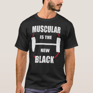 Strongman muskulös ist die neue schwarze starke Ma T-Shirt