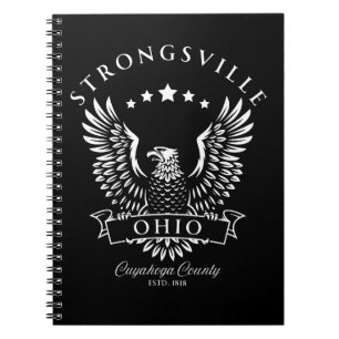 Strongsville Cuyahoga Landkreis Ohio Vintag Eagle Notizblock