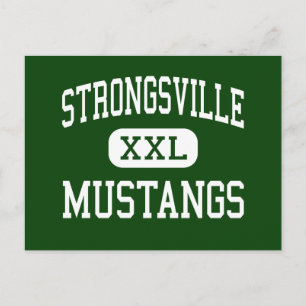 Strongsville - Mustangs - Hoch - Strongsville Ohio Postkarte