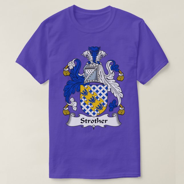 Strothermantel aus Familienwappen  T-Shirt (Design vorne)