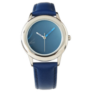 Strudel-Blues Armbanduhr