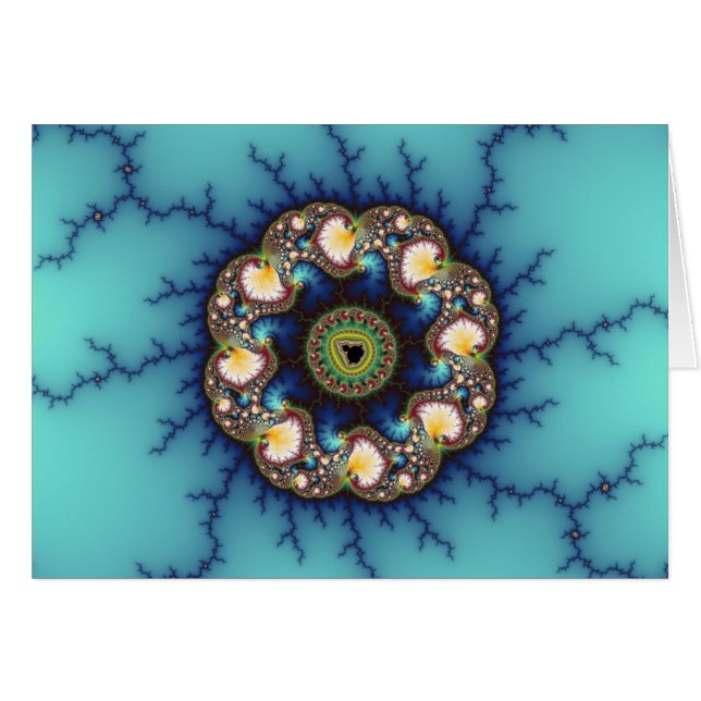 Strudel - Fraktal-Karte (Vorderseite (Horizontal))