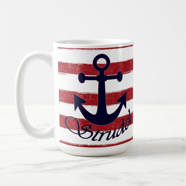 Strudel-Kaffee-Tasse! Tasse (Links)