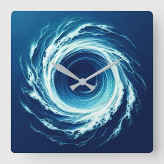 Strudel Quadratische Wanduhr