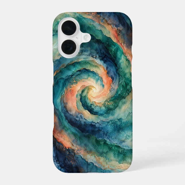 Strudel Studie iPhone 16 Hülle (Rückseite)