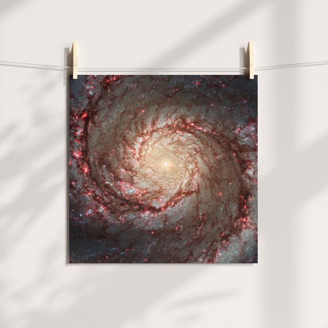 Strudelgalaxie Poster (Whirlpool Galaxy Poster)