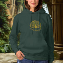 Struff Your Stuff Peacock Hoodie - Gold-Anweisung