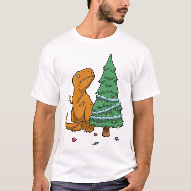 Struggle Christmas Tree Rex T-Shirt (Vorderseite)
