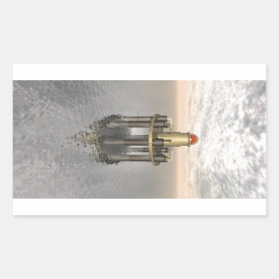 Struktur auf See Rechteckiger Aufkleber