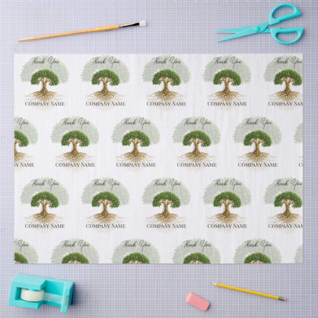 Struktur des Werbematerials für das Life Business- Seidenpapier (Basteln)