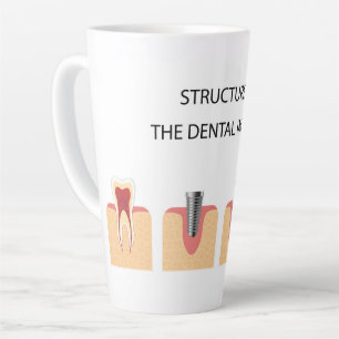 Struktur des Zahnimplantats Milchtasse