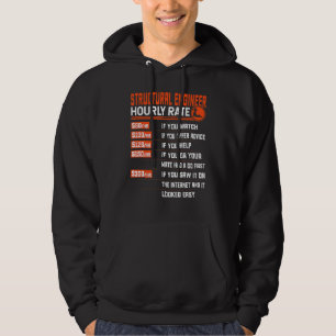 Struktur-Stundensatz Hoodie