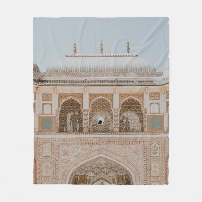 STRUKTUR UNTER KLAREM HIMMEL FLEECEDECKE (Vorderseite)