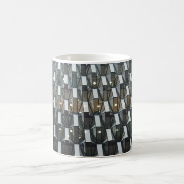 Struktur Weiße Kaffeetasse (Mittel)