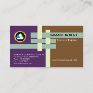 Strukturelle ineinander greifengelenk-Technik Visitenkarte