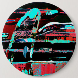 Strukturelle Interferenz – Abstrakte Kunst-Taste Button