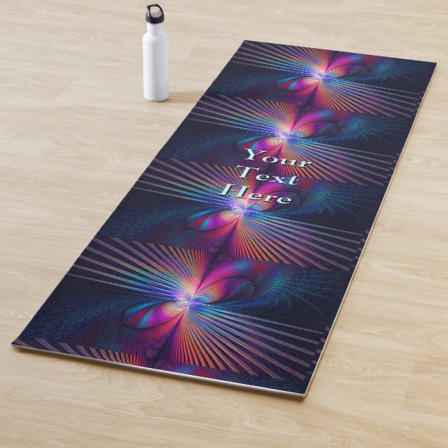 Strukturelle Irisierung Yogamatte (Beispiel)