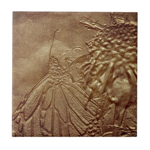 Strukturierte gealterte fliese