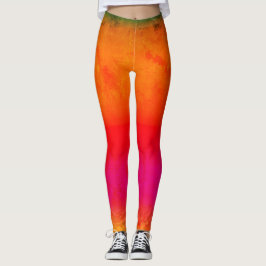 Strukturierte helle Farben auf Leggings