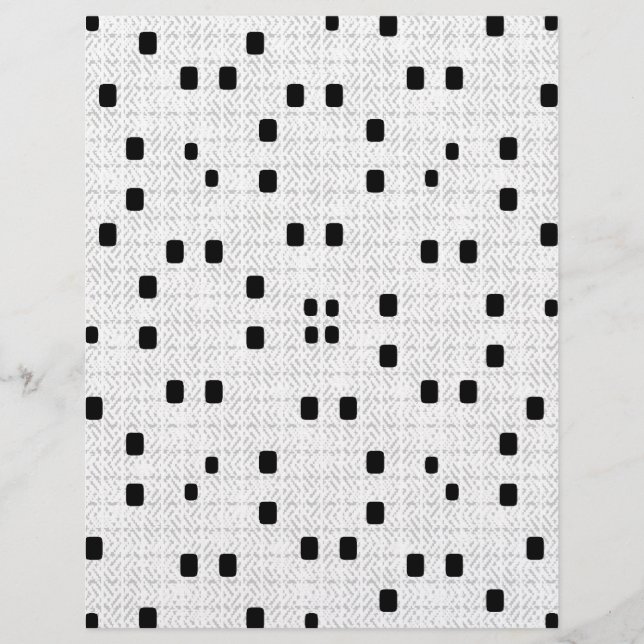 Strukturierte Minimalismus-Scrapbookseiten in groß Flyer (Vorne)