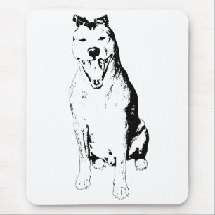 Strukturierte sitzende Form Mousepad