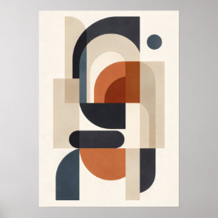 Strukturierte Stille Poster