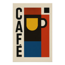 Strukturierter Kaffee Poster