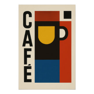 Strukturierter Kaffee Poster