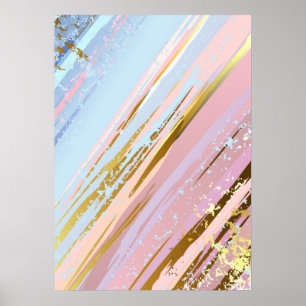 Strukturierter rosa Hintergrund Poster