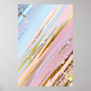 Strukturierter rosa Hintergrund Poster
