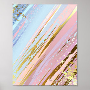 Strukturierter rosa Hintergrund Poster