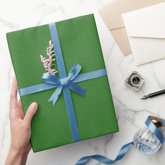 Strukturiertes Grün Geschenkpapier (Schenken)