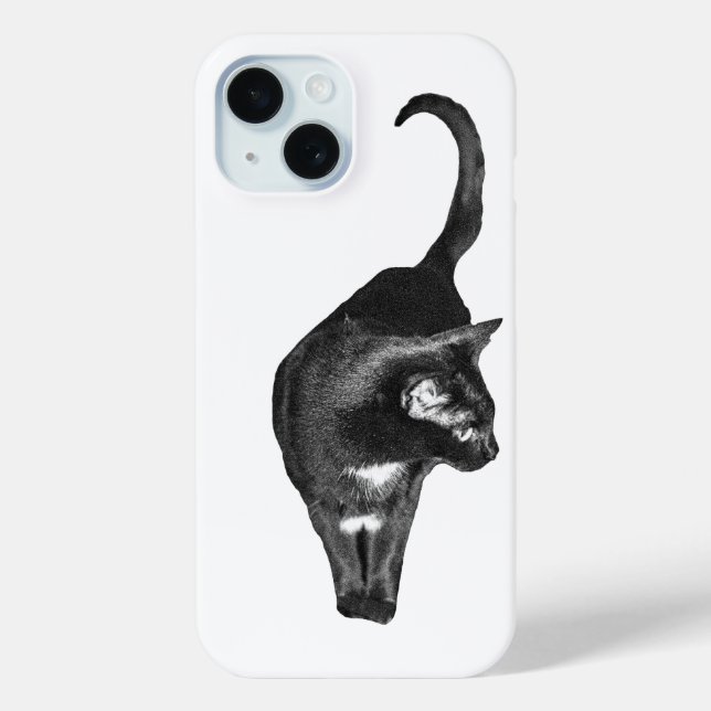 Strukturiertes Katzen-Detail Case-Mate iPhone Hülle (Rückseite)