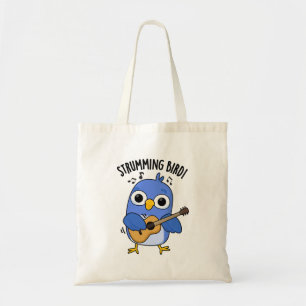 Strumming Bird Funny Animal Puff Tragetasche