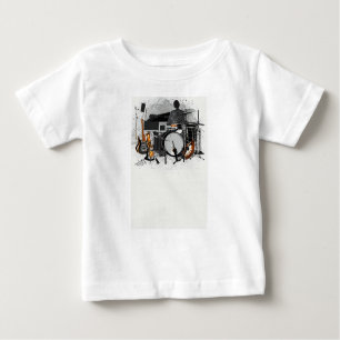 "Strumming Harmony: Gitarre Elegance" Baby T-shirt