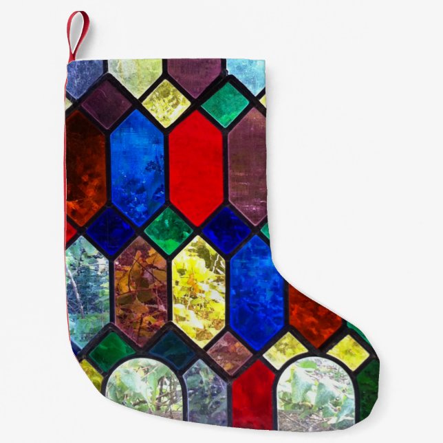 Strumpf aus Hartglas Kleiner Weihnachtsstrumpf (Vorderseite)