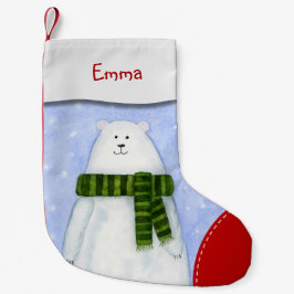 Strumpf des personalisierten Kindes Kleiner Weihnachtsstrumpf