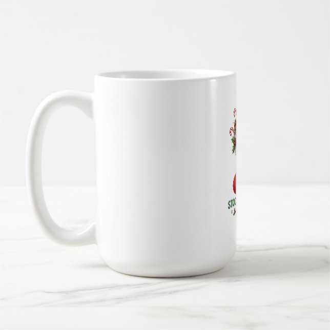 Strumpf voller Freude Kaffeetasse (Links)