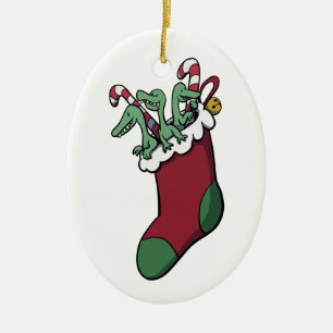 Strumpf von Compys Keramik Ornament