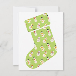 Strumpf Weihnachtskarte Feiertagskarte