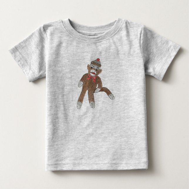 Strumpfaffe Baby T-shirt (Vorderseite)
