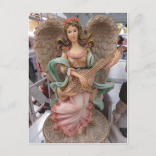 Strumpfangel Postkarte