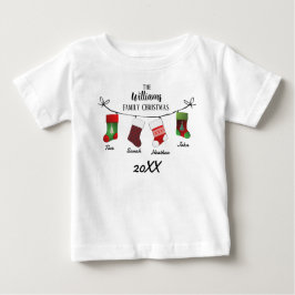 Strümpfe für Personalisierte Kleinkinder Baby T-shirt