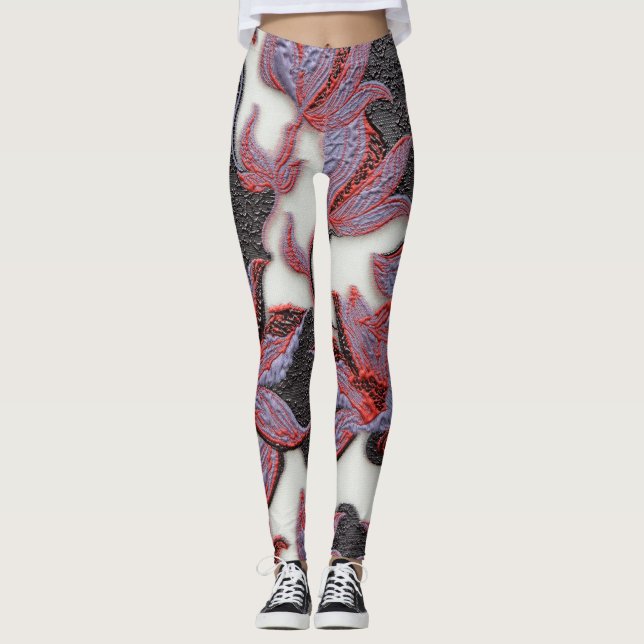 Strumpfhose mit künstlerischer Note Leggings (Vorderseite)