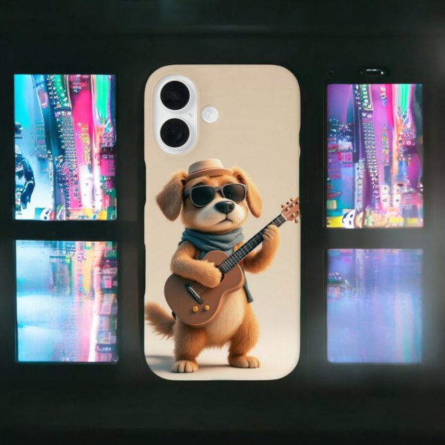 Strumpfpaws: Adorable Hundegitarre Case-Mate iPhone Hülle (Von Creator hochgeladen)