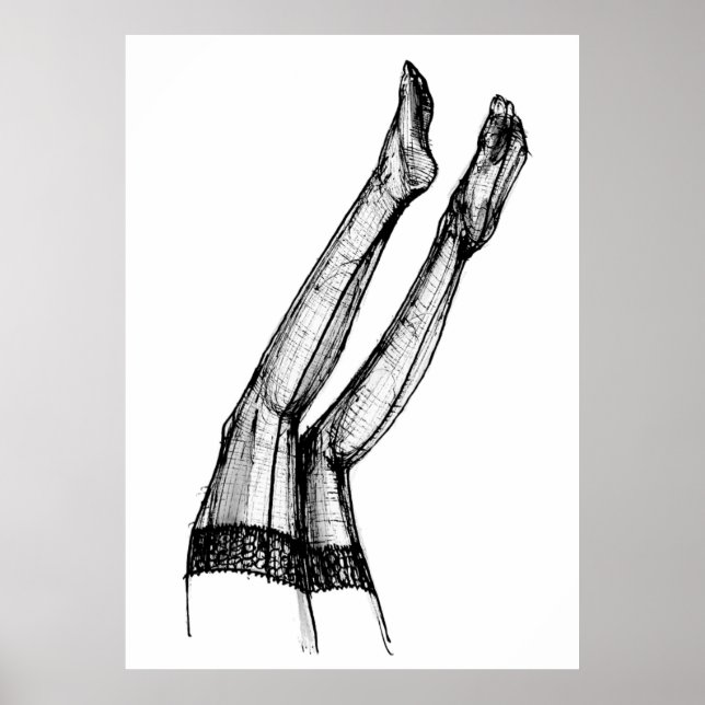 Strumpfs Fashion Sketch Poster (Vorne)