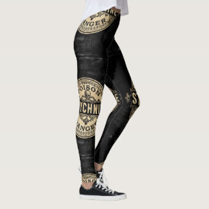 Strychnin Vintag Style Poison Label Leggings